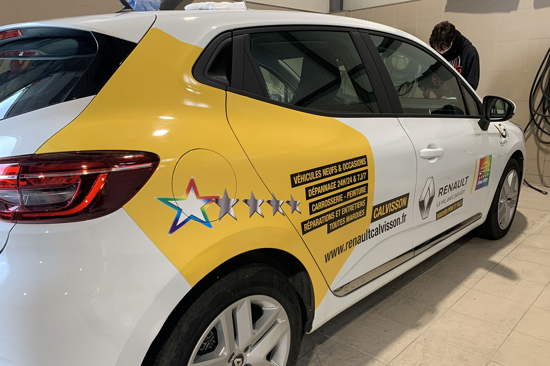 Imprimerie numérique Nîmes semi covering véhicule